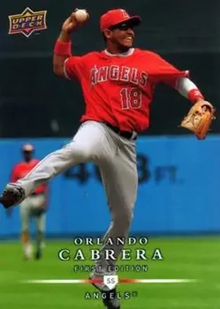 2008 Upper Deck First Edition #6 - Orlando Cabrera - Los Angeles Angels