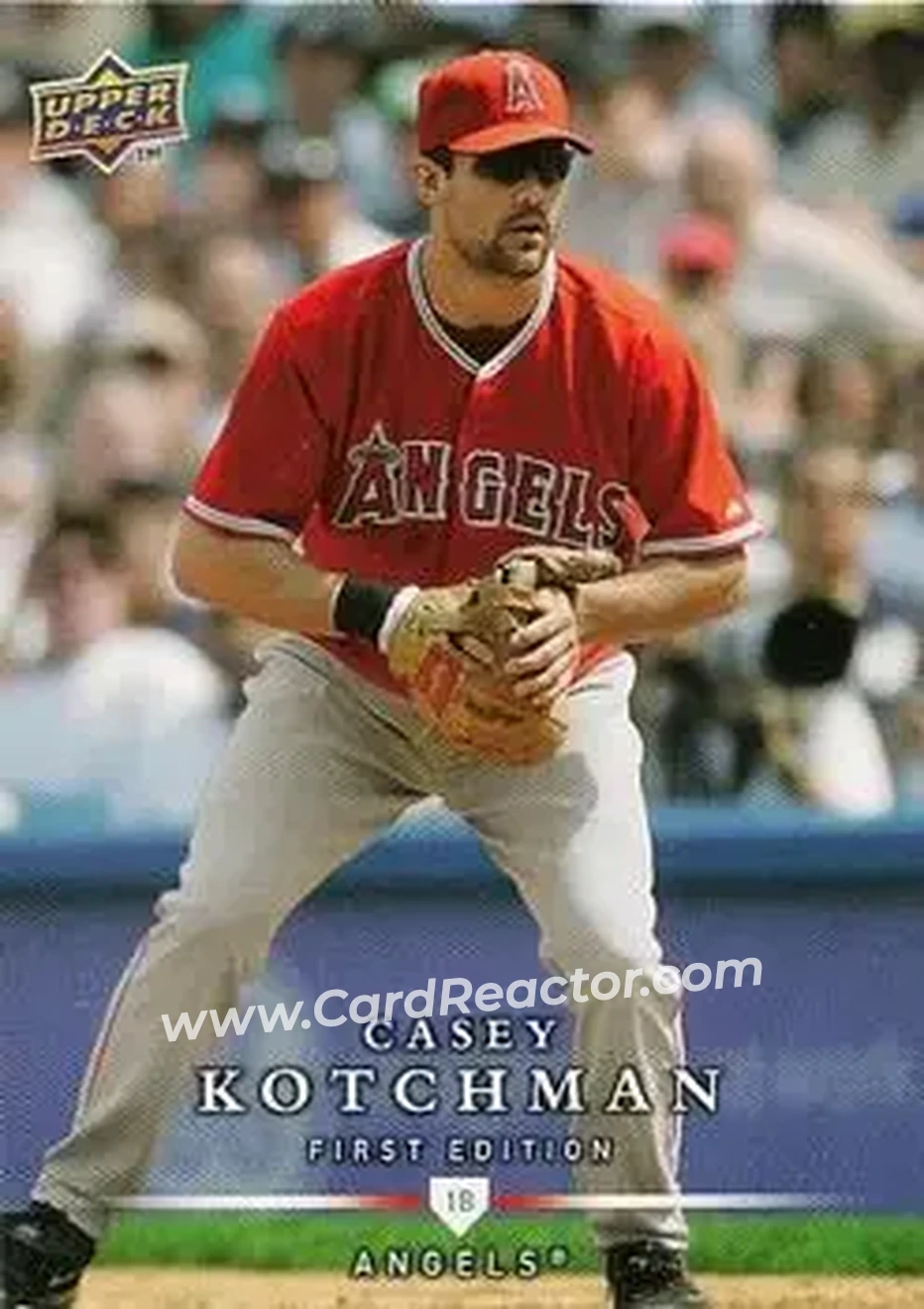 2008 Upper Deck First Edition #7 - Casey Kotchman - Los Angeles Angels - Front