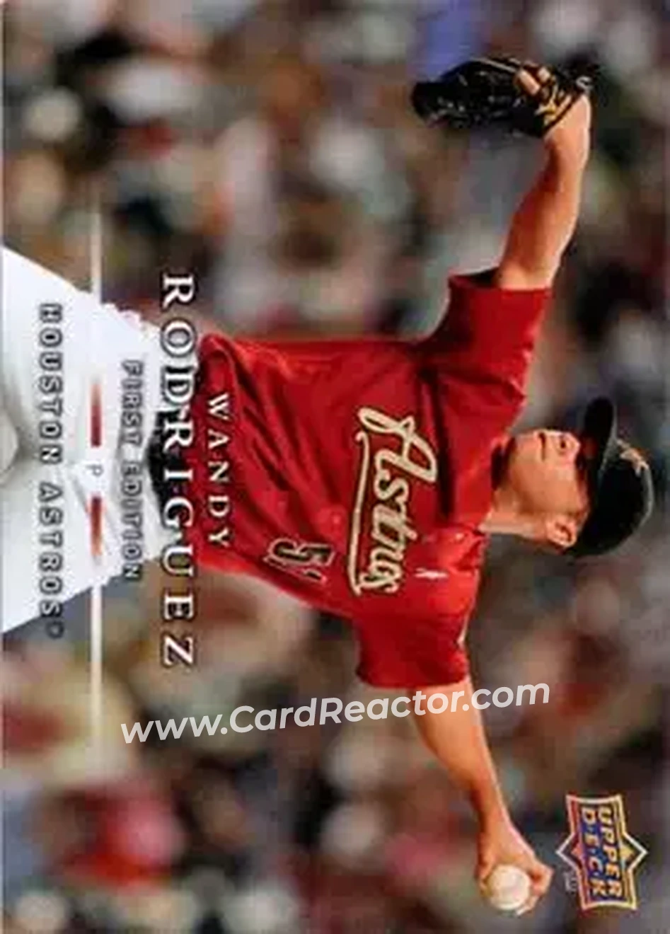 2008 Upper Deck First Edition #11 - Wandy Rodriguez - Houston Astros - Front