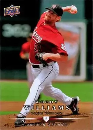 2008 Upper Deck First Edition #12 - Woody Williams - Houston Astros