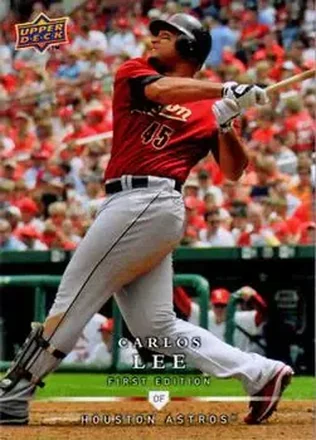 2008 Upper Deck First Edition #16 - Carlos Lee - Houston Astros