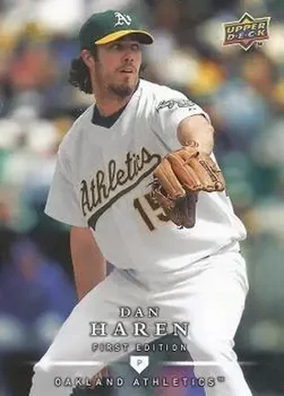 2008 Upper Deck First Edition #18 - Dan Haren - Oakland Athletics