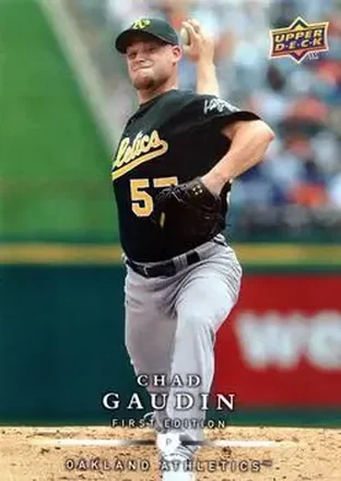2008 Upper Deck First Edition #20 - Chad Gaudin - Oakland Athletics