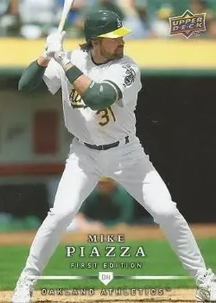 2008 Upper Deck First Edition #23 - Mike Piazza - Oakland Athletics