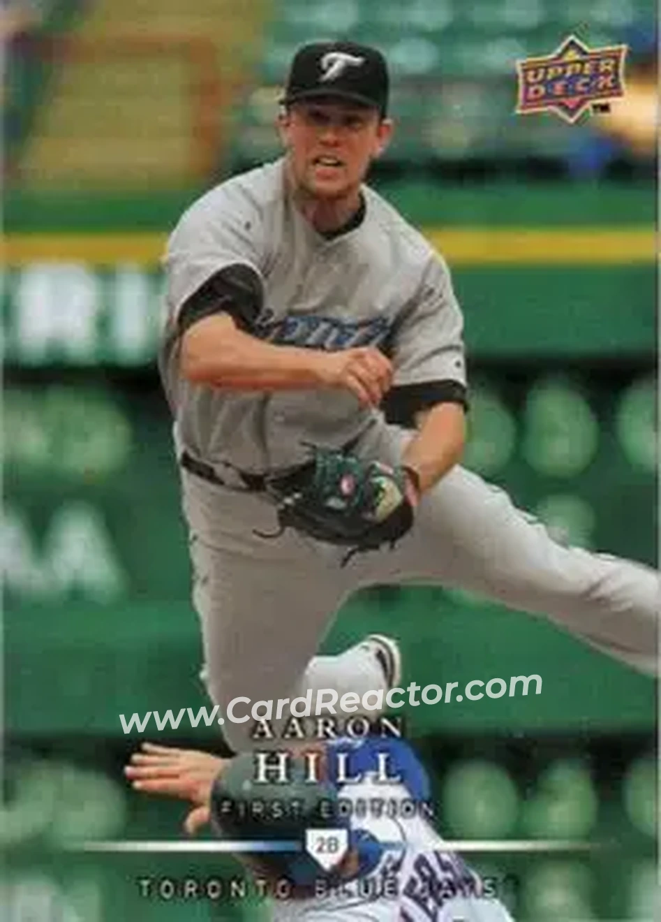 2008 Upper Deck First Edition #30 - Aaron Hill - Toronto Blue Jays - Front 2008 Upper Deck First Edition #30 - Aaron Hill - Toronto Blue Jays - Front