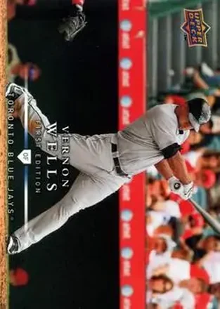 2008 Upper Deck First Edition #33 - Vernon Wells - Toronto Blue Jays
