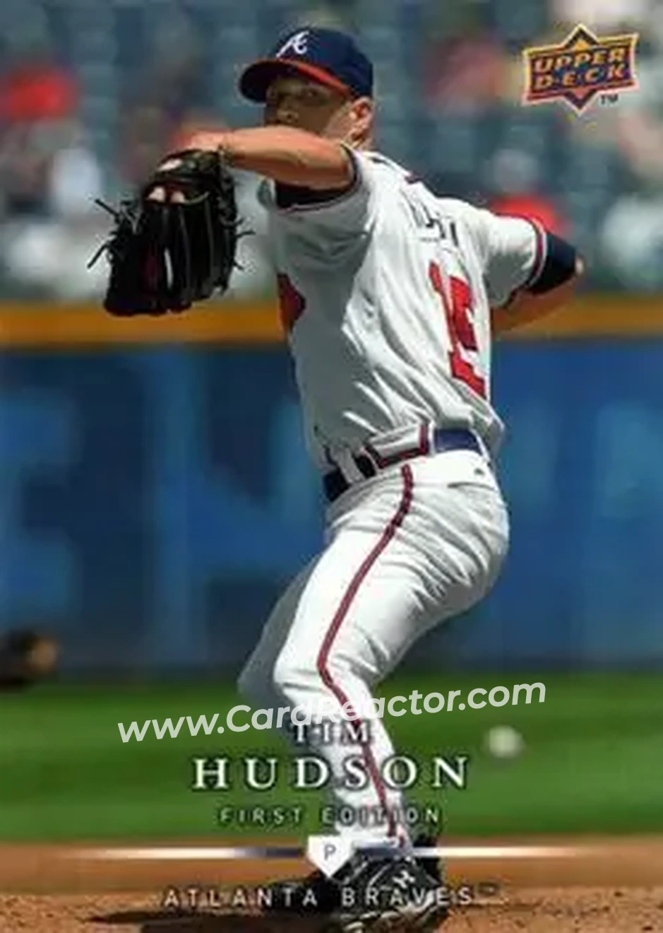 2008 Upper Deck First Edition #34 - Tim Hudson - Atlanta Braves - Front