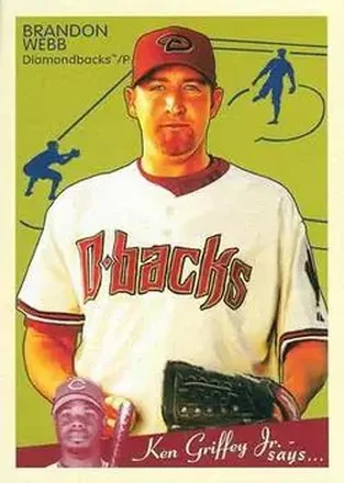 2008 Upper Deck Goudey #3 - Brandon Webb - Arizona Diamondbacks