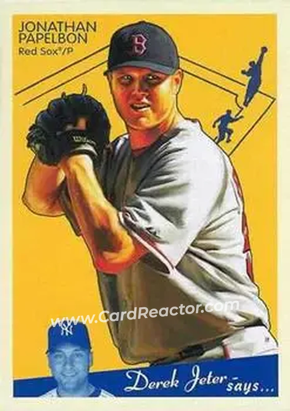 2008 Upper Deck Goudey #29 - Jonathan Papelbon - Boston Red Sox - Front 2008 Upper Deck Goudey #29 - Jonathan Papelbon - Boston Red Sox - Front