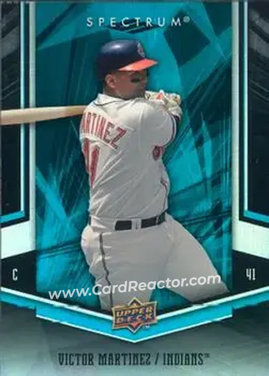 2008 Upper Deck Spectrum #29 - Victor Martinez - Cleveland Indians - Front