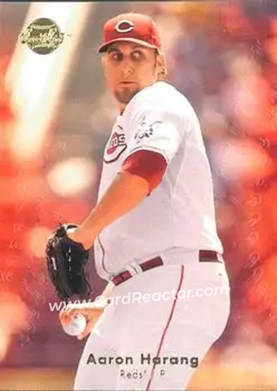 2008 Upper Deck Sweet Spot #1 - Aaron Harang - Cincinnati Reds - Front 2008 Upper Deck Sweet Spot #1 - Aaron Harang - Cincinnati Reds - Front