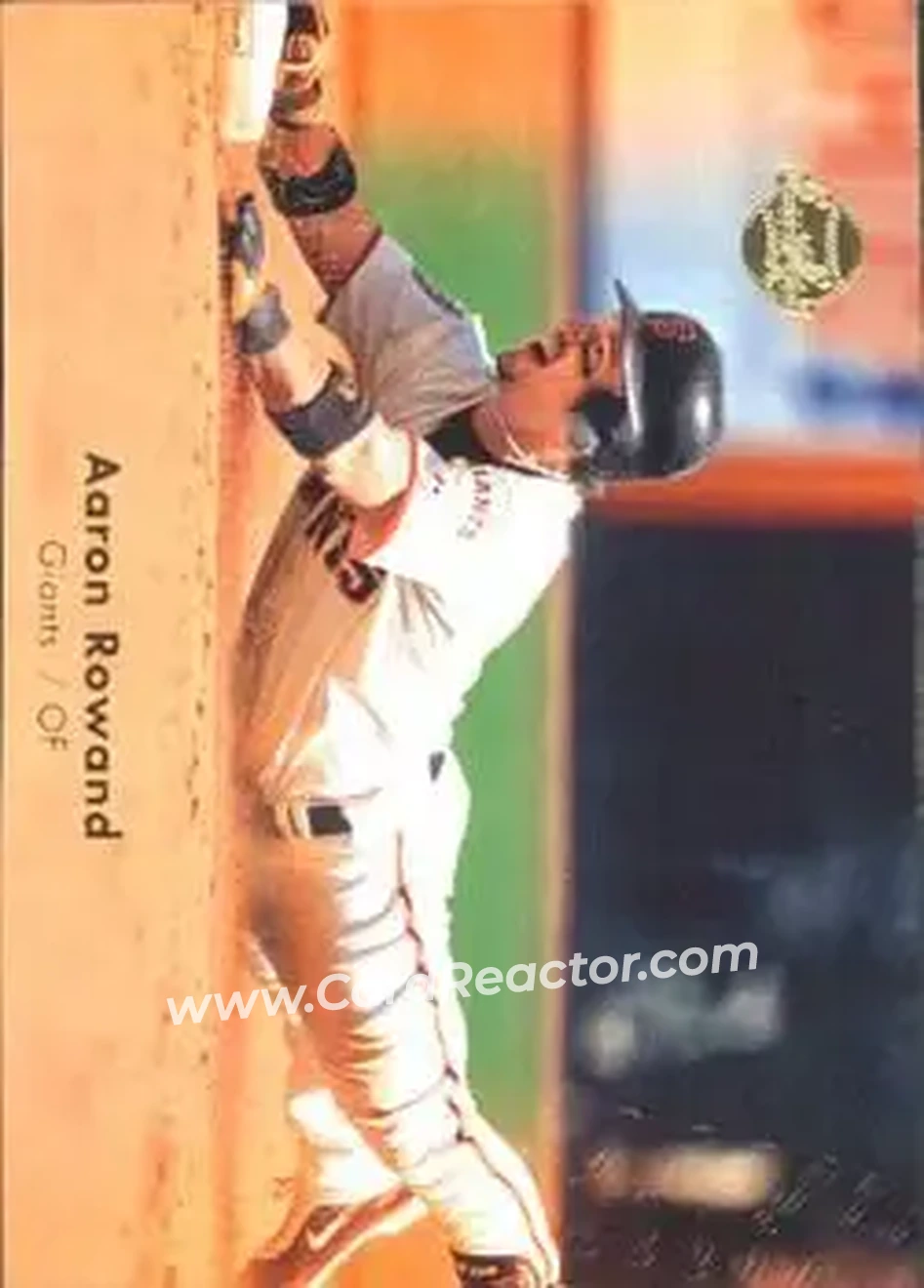 2008 Upper Deck Sweet Spot #2 - Aaron Rowand - San Francisco Giants - Front