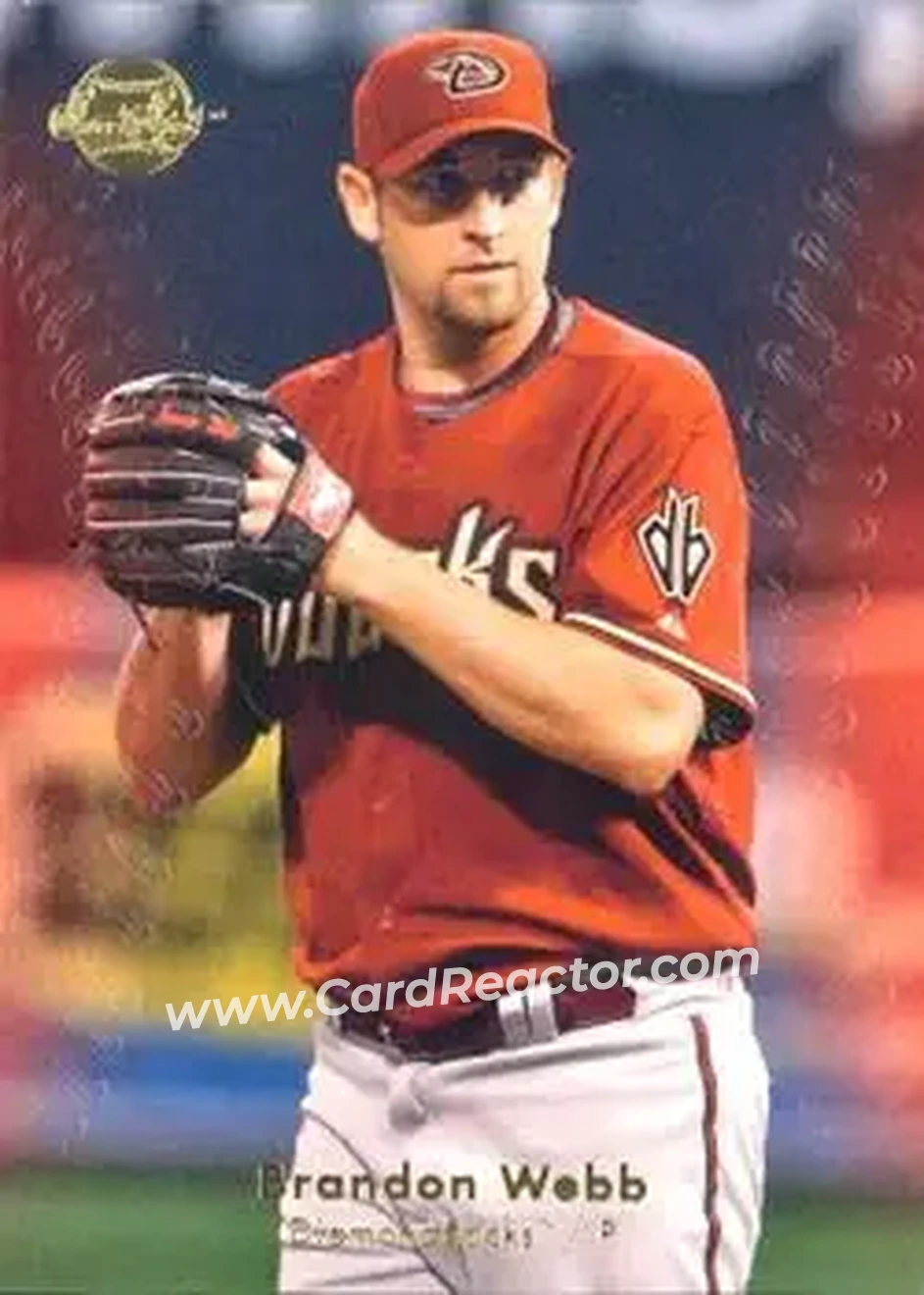 2008 Upper Deck Sweet Spot #15 - Brandon Webb - Arizona Diamondbacks - Front