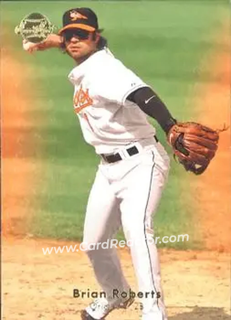 2008 Upper Deck Sweet Spot #17 - Brian Roberts - Baltimore Orioles - Front