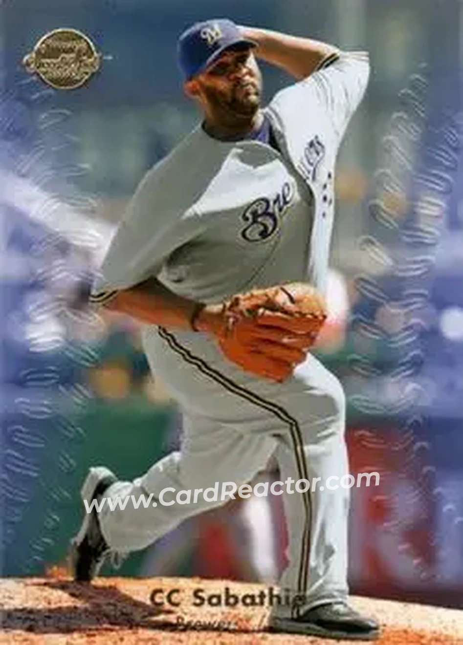 2008 Upper Deck Sweet Spot #18 - CC Sabathia - Milwaukee Brewers - Front