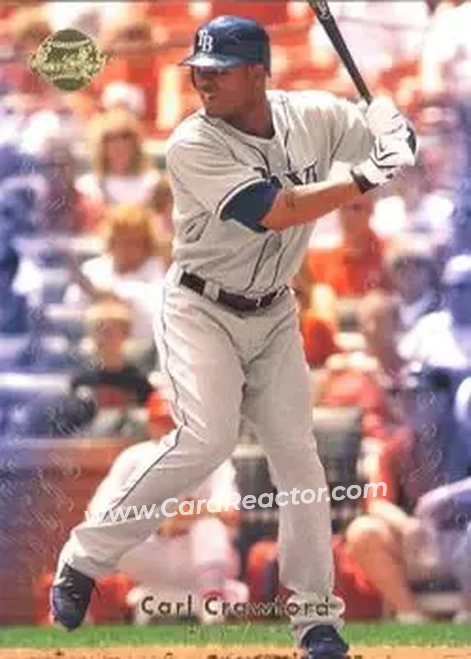 2008 Upper Deck Sweet Spot #19 - Carl Crawford - Tampa Bay Rays - Front