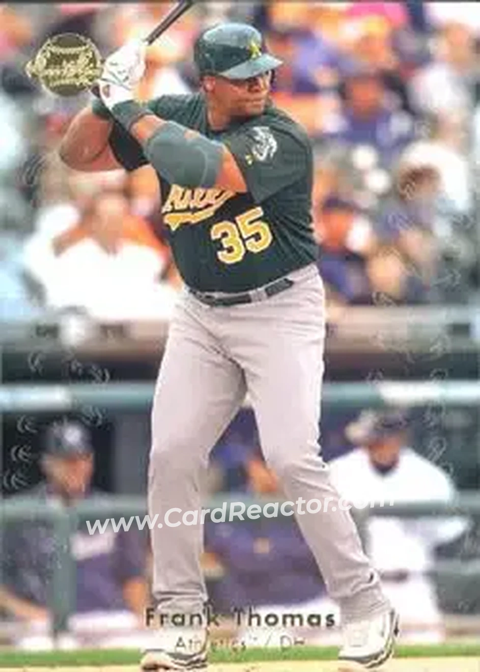 2008 Upper Deck Sweet Spot #39 - Frank Thomas - Oakland Athletics - Front 2008 Upper Deck Sweet Spot #39 - Frank Thomas - Oakland Athletics - Front