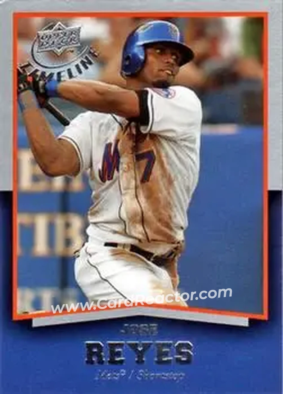 2008 Upper Deck Timeline #1 - Jose Reyes - New York Mets - Front