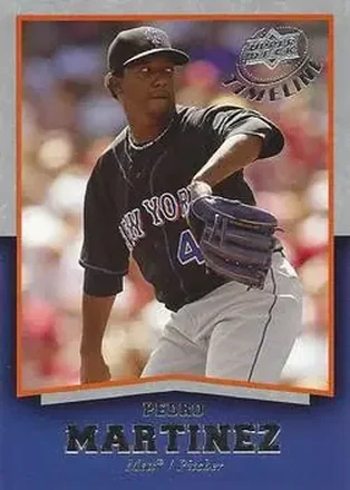 2008 Upper Deck Timeline #4 - Pedro Martinez - New York Mets