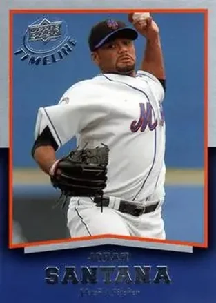 2008 Upper Deck Timeline #5 - Johan Santana - New York Mets