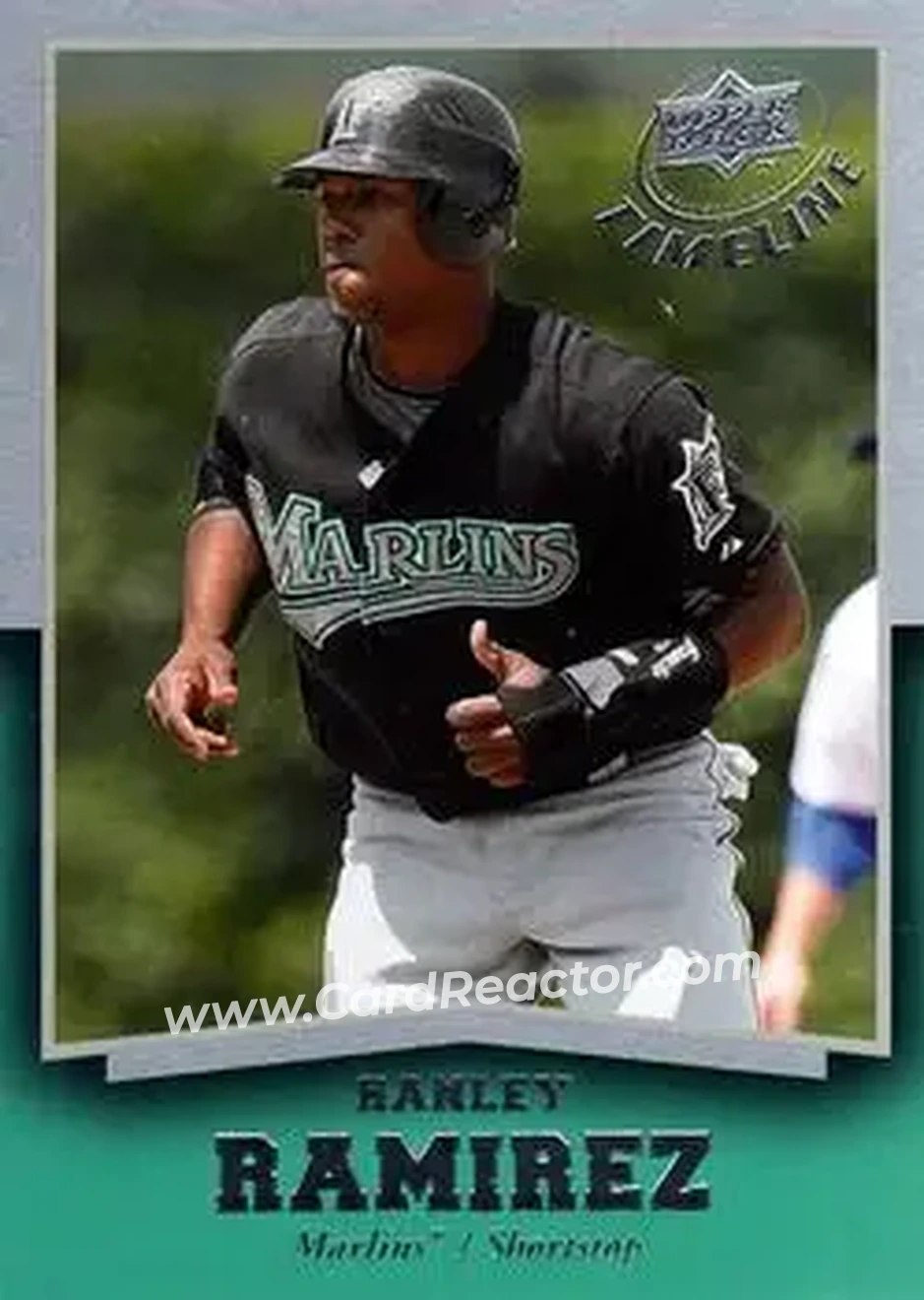 2008 Upper Deck Timeline #6 - Hanley Ramirez - Florida Marlins - Front