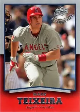2008 Upper Deck Timeline #9 - Mark Teixeira - Los Angeles Angels