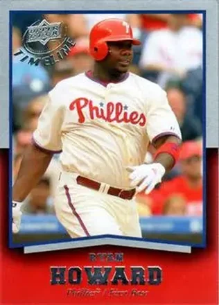2008 Upper Deck Timeline #11 - Ryan Howard - Philadelphia Phillies