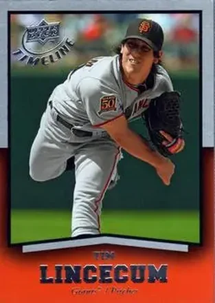 2008 Upper Deck Timeline #21 - Tim Lincecum - San Francisco Giants