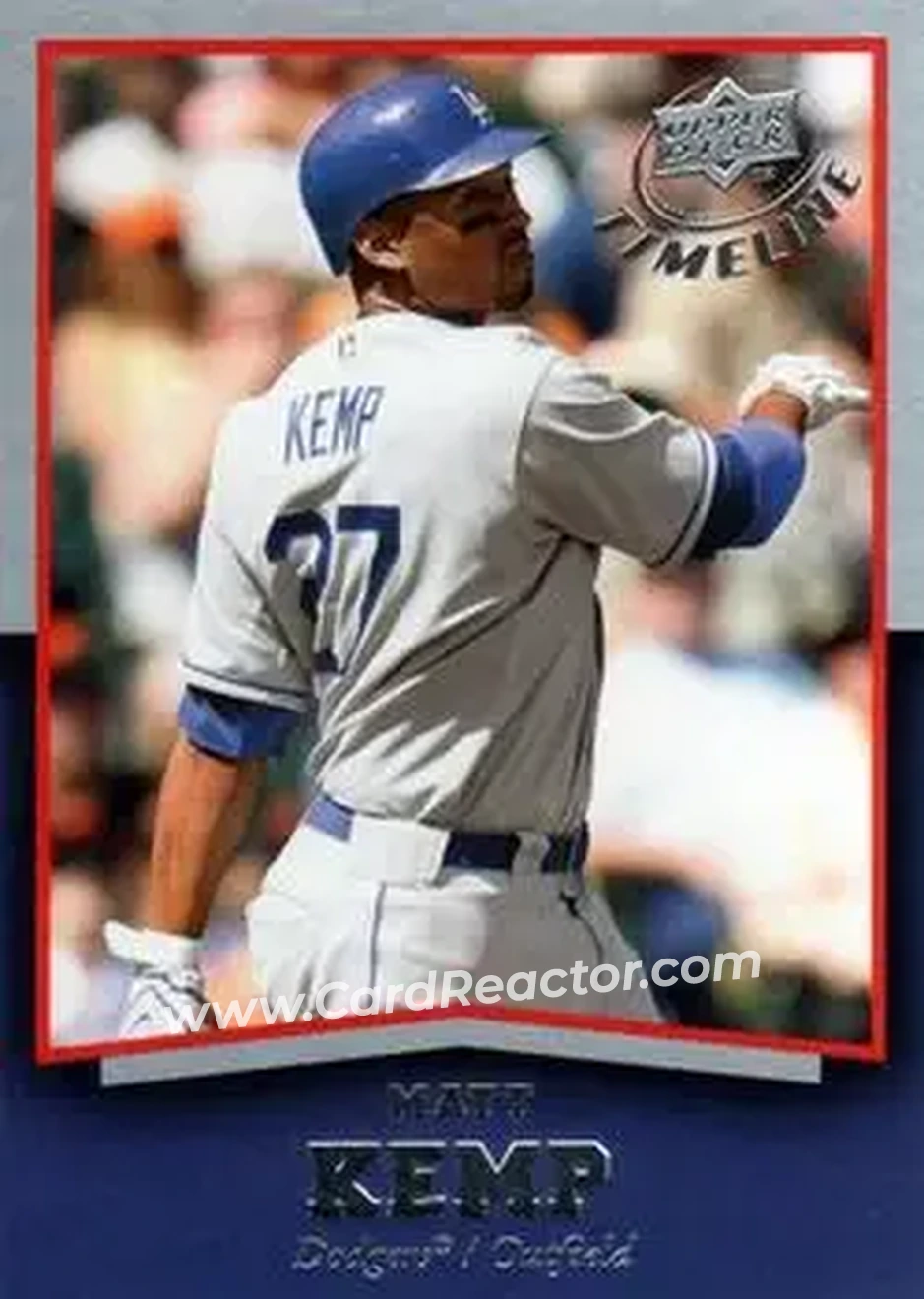 2008 Upper Deck Timeline #23 - Matt Kemp - Los Angeles Dodgers - Front