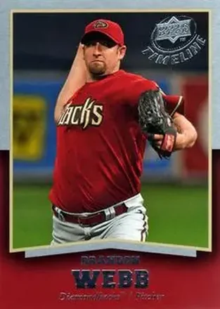 2008 Upper Deck Timeline #25 - Brandon Webb - Arizona Diamondbacks