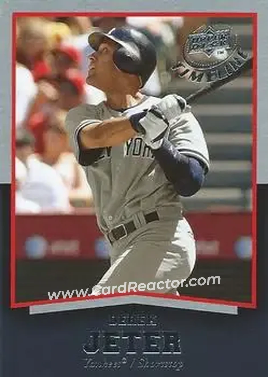 2008 Upper Deck Timeline #28 - Derek Jeter - New York Yankees - Front
