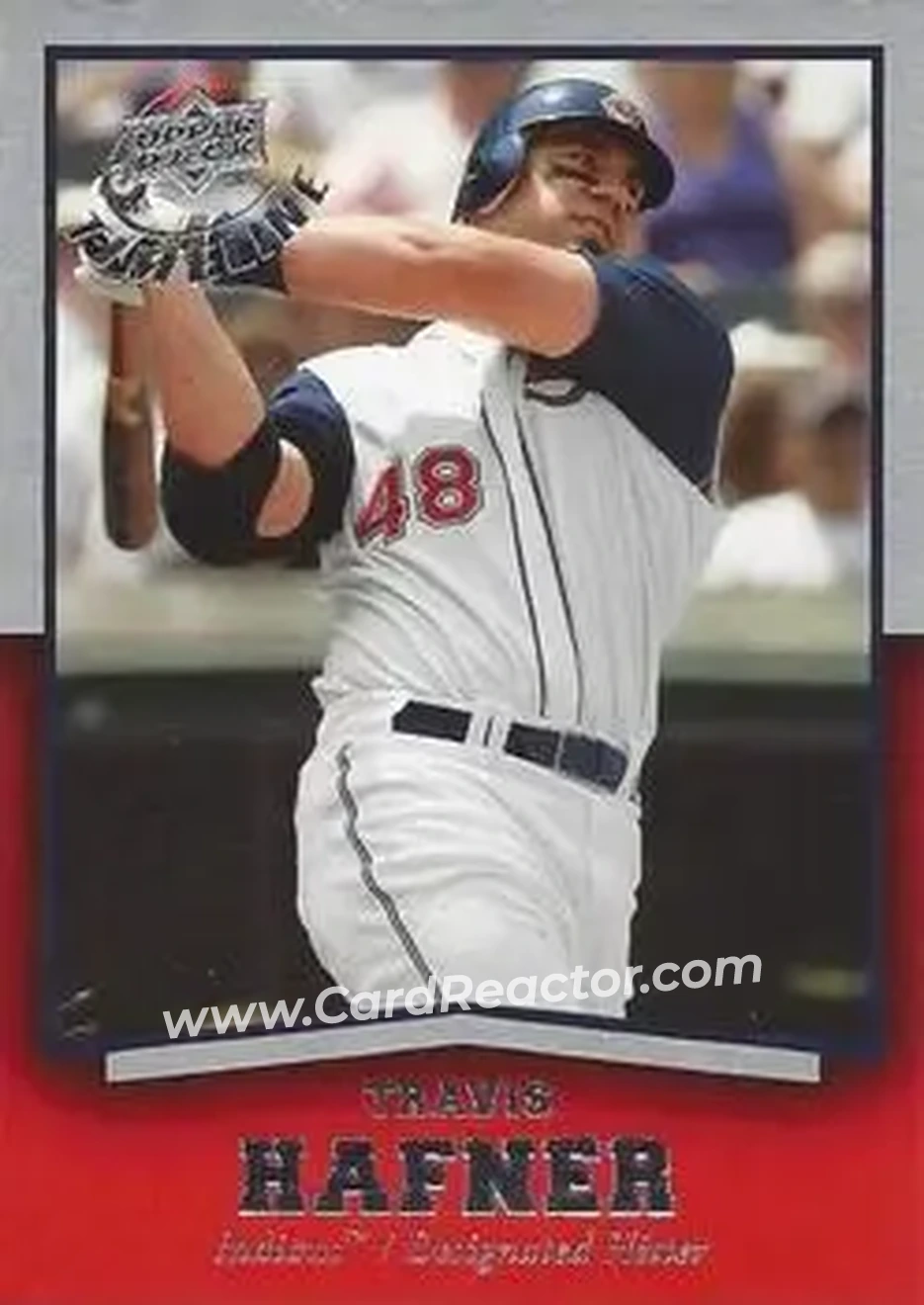 2008 Upper Deck Timeline #38 - Travis Hafner - Cleveland Indians - Front
