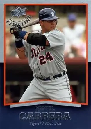 2008 Upper Deck Timeline #40 - Miguel Cabrera - Detroit Tigers