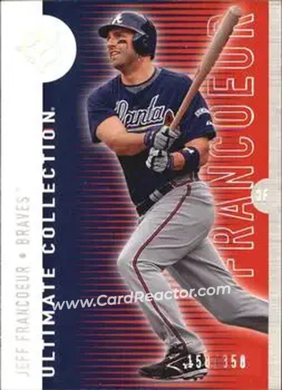 2008 Upper Deck Ultimate Collection #6 - Jeff Francoeur - Atlanta Braves - Front 2008 Upper Deck Ultimate Collection #6 - Jeff Francoeur - Atlanta Braves - Front