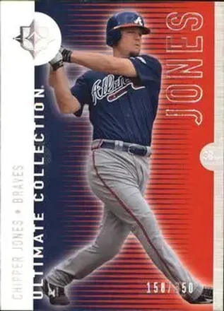2008 Upper Deck Ultimate Collection #9 - Chipper Jones - Atlanta Braves