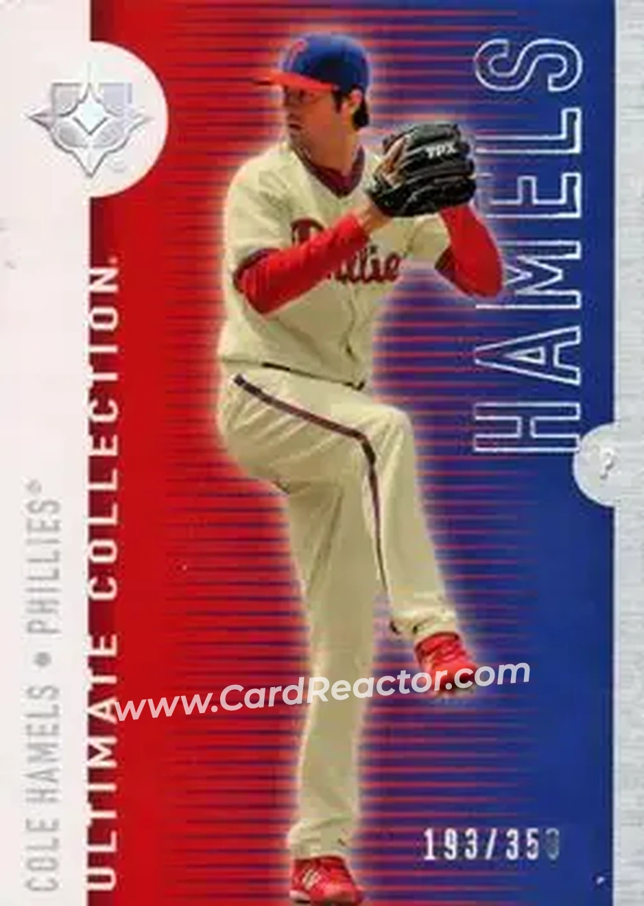 2008 Upper Deck Ultimate Collection #10 - Cole Hamels - Philadelphia Phillies - Front