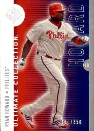 2008 Upper Deck Ultimate Collection #11 - Ryan Howard - Philadelphia Phillies