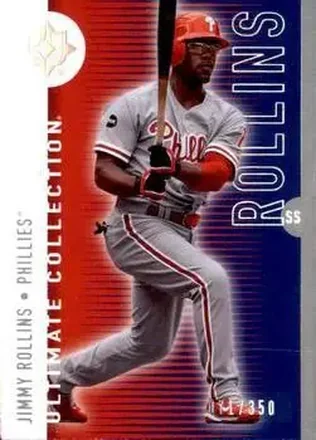 2008 Upper Deck Ultimate Collection #12 - Jimmy Rollins - Philadelphia Phillies