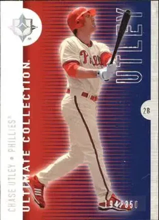 2008 Upper Deck Ultimate Collection #13 - Chase Utley - Philadelphia Phillies