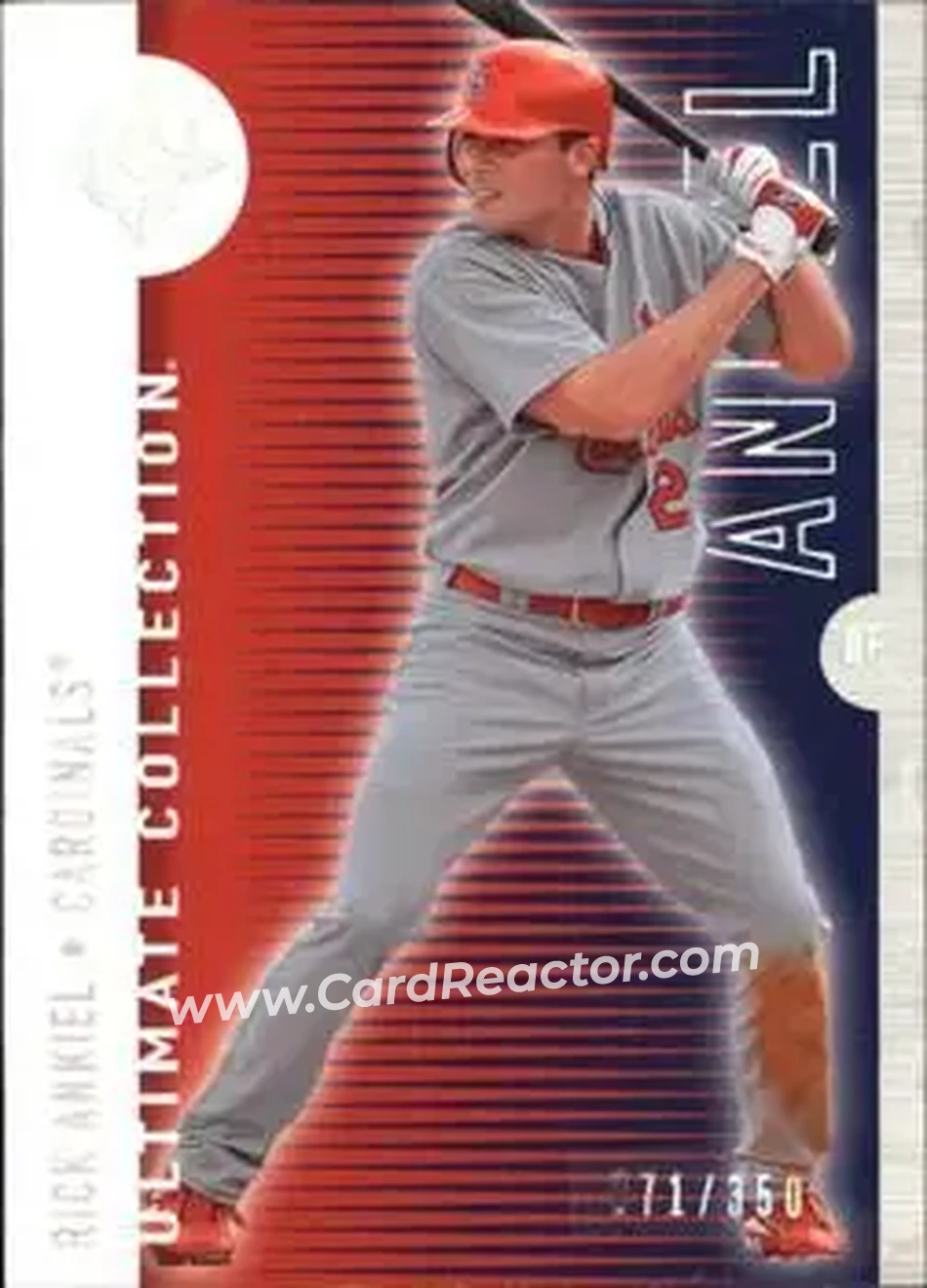 2008 Upper Deck Ultimate Collection #21 - Rick Ankiel - St. Louis Cardinals - Front