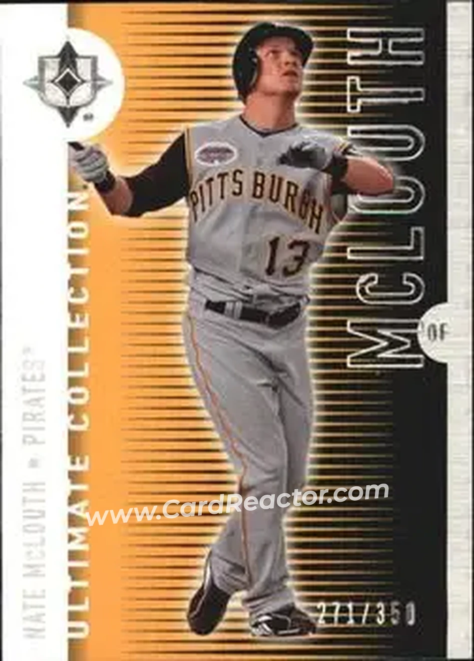 2008 Upper Deck Ultimate Collection #23 - Nate McLouth - Pittsburgh Pirates - Front