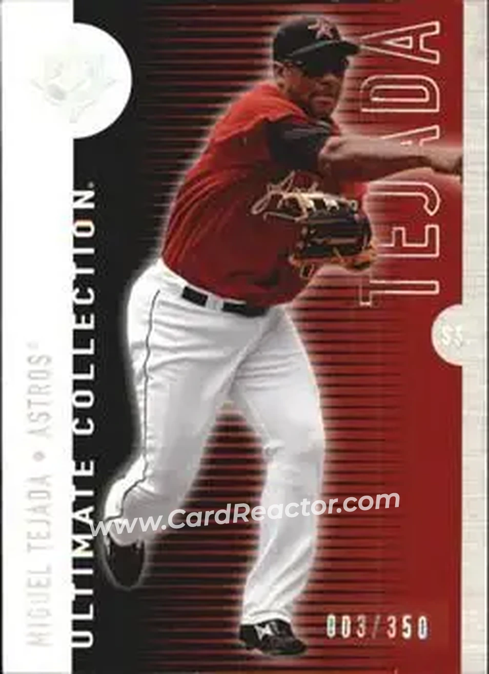 2008 Upper Deck Ultimate Collection #26 - Miguel Tejada - Houston Astros - Front 2008 Upper Deck Ultimate Collection #26 - Miguel Tejada - Houston Astros - Front