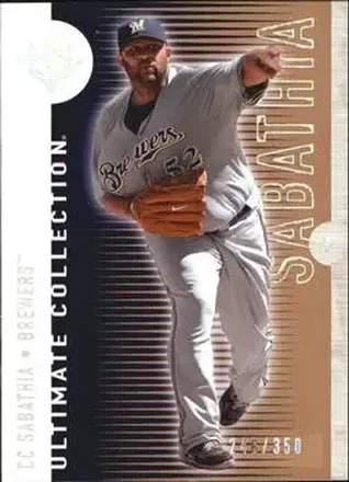 2008 Upper Deck Ultimate Collection #27 - CC Sabathia - Milwaukee Brewers