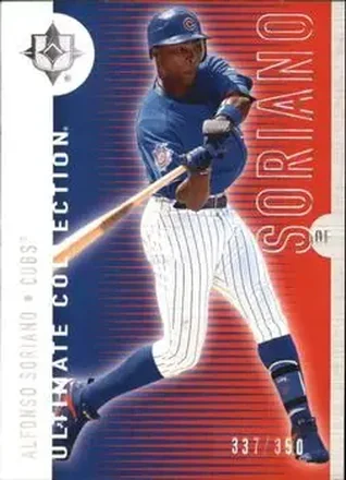 2008 Upper Deck Ultimate Collection #30 - Alfonso Soriano - Chicago Cubs