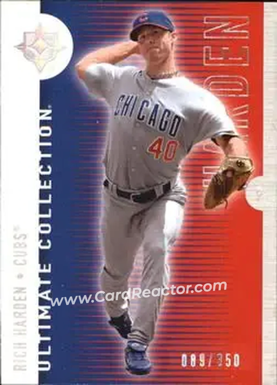 2008 Upper Deck Ultimate Collection #34 - Rich Harden - Chicago Cubs - Front
