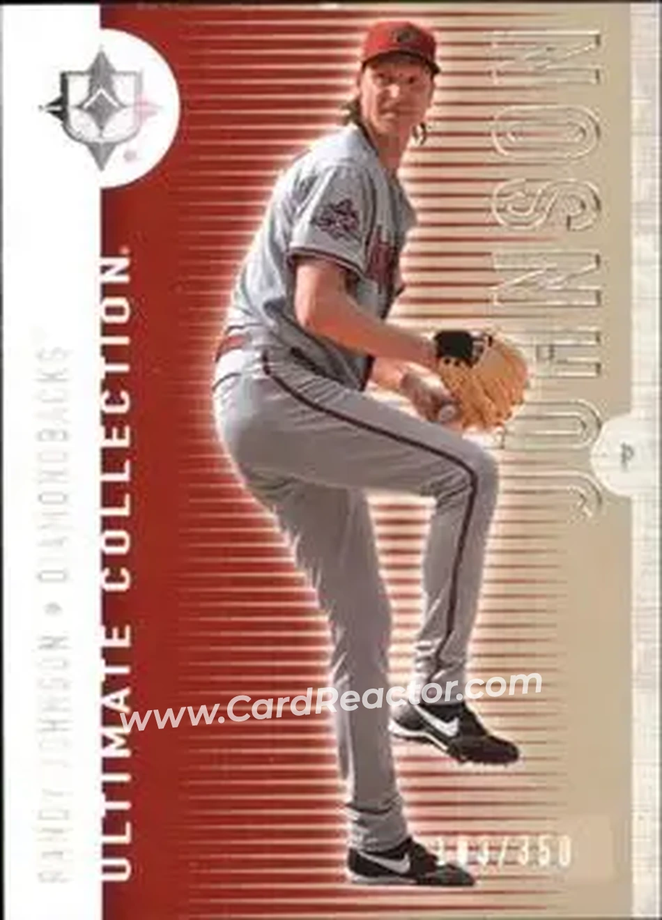 2008 Upper Deck Ultimate Collection #40 - Randy Johnson - Arizona Diamondbacks - Front 2008 Upper Deck Ultimate Collection #40 - Randy Johnson - Arizona Diamondbacks - Front
