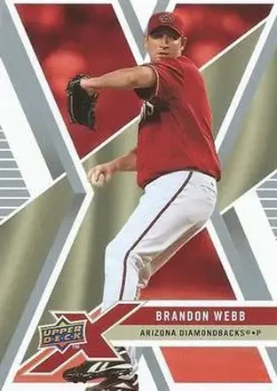 2008 Upper Deck X #3 - Brandon Webb - Arizona Diamondbacks