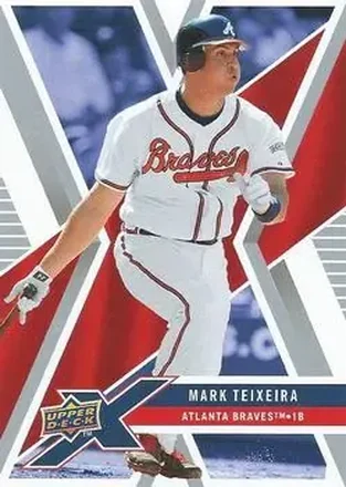 2008 Upper Deck X #8 - Mark Teixeira - Atlanta Braves