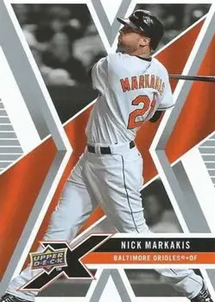 2008 Upper Deck X #10 - Nick Markakis - Baltimore Orioles