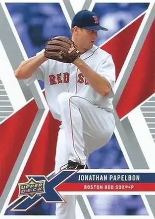 2008 Upper Deck X #14 - Jonathan Papelbon - Boston Red Sox